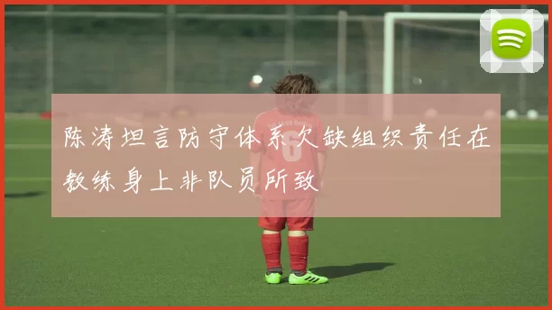 陈涛坦言防守体系欠缺组织责任在教练身上非队员所致